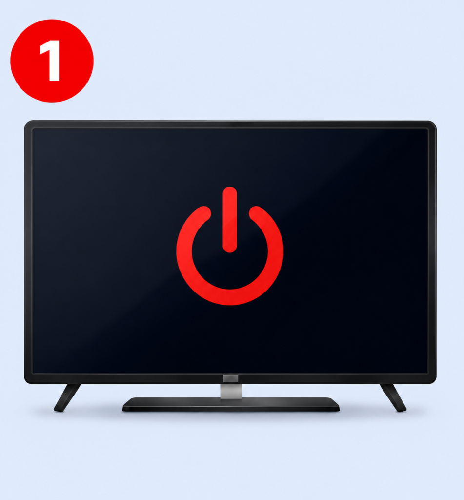 Professional repair for TV power supply, motherboard, and related power-up issues.